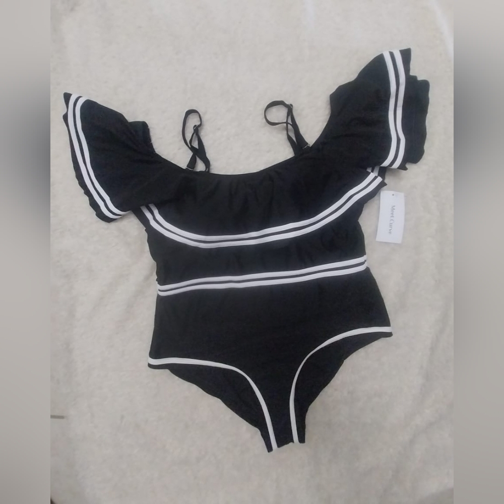 Women's one-piece swimsuit, plus size swimsuit with tummy control NEW - Picture 10 of 14